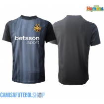 Camisa de time de futebol Inter Milan Goleiro Replicas 1º Equipamento 2025-26 Manga Curta
